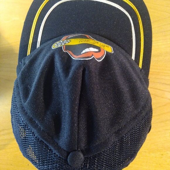 Vintage Kenai Open Dart Tournament Striped Snap Back Trucker Hat - Picture 5 of 8